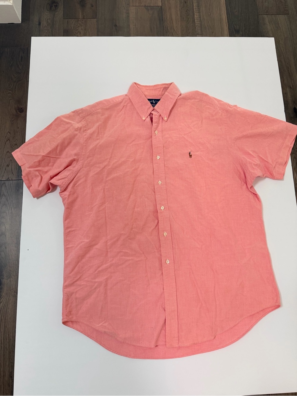 Ralph Lauren Pink Short-Sleeve Button-Down Shirt - Picture 6 of 6
